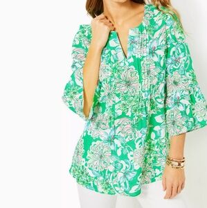 NWT LILLY PULITZER HOLLIE LINEN TUNIC